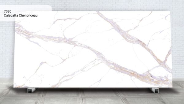 avantquartz 7030 Calacatta Chenonceau slab