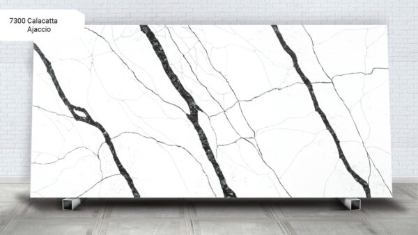 avantquartz 7300 Calacatta Ajaccio slab