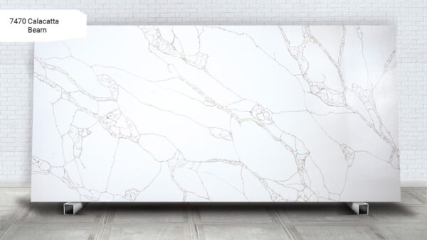 avantquartz 7470 Calacatta Bearn slab