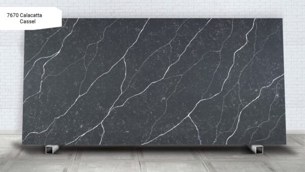 avantquartz 7670 Calacatta Cassel slab