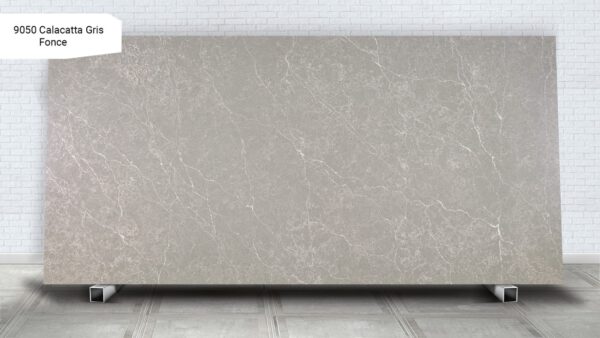 avantquartz 9050 Calacatta Gris Fonce slab